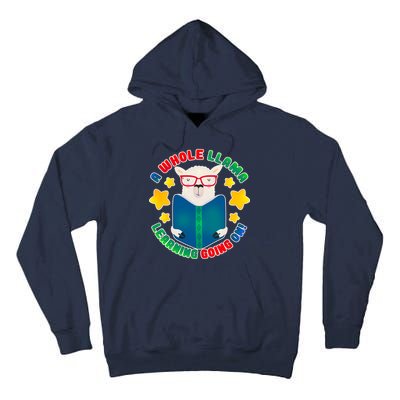 Cute Educational - A Whole Llama Learning Tall Hoodie