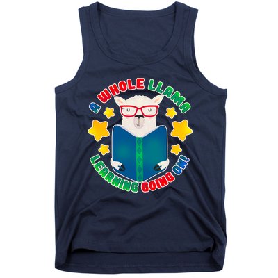 Cute Educational - A Whole Llama Learning Tank Top