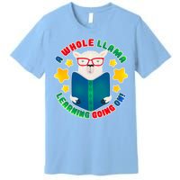 Cute Educational - A Whole Llama Learning Premium T-Shirt