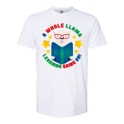 Cute Educational - A Whole Llama Learning Softstyle® CVC T-Shirt