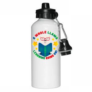 Cute Educational - A Whole Llama Learning Aluminum Water Bottle 