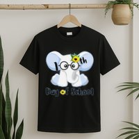 Cute Elephant 100th Day of School T-Shirt
