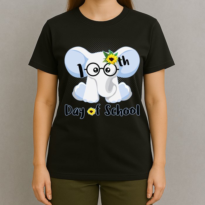 Cute Elephant 100th Day of School T-Shirt