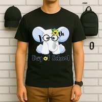 Cute Elephant 100th Day of School T-Shirt
