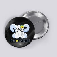 Cute Elephant 100th Day of School Button