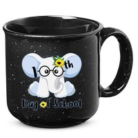 Cute Elephant 100th Day of School 15oz Campfire Ceramic Mug