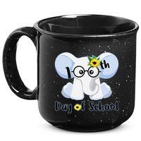 Cute Elephant 100th Day of School 15oz Campfire Ceramic Mug