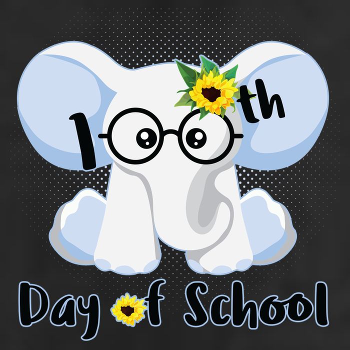 Cute Elephant 100th Day of School 15oz Campfire Ceramic Mug