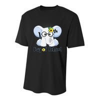 Cute Elephant 100th Day of School Youth Performance Sprint T-Shirt
