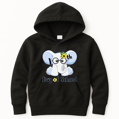 Cute Elephant 100th Day of School Kids Hoodie