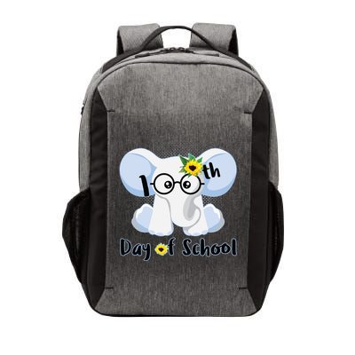 Cute Elephant 100th Day of School Vector Backpack