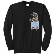 Cute Elephant Front Pocket Sweatshirt