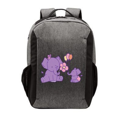 Cute Elephants Vector Backpack