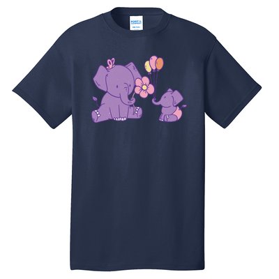 Cute Elephants Tall T-Shirt