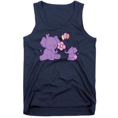 Cute Elephants Tank Top