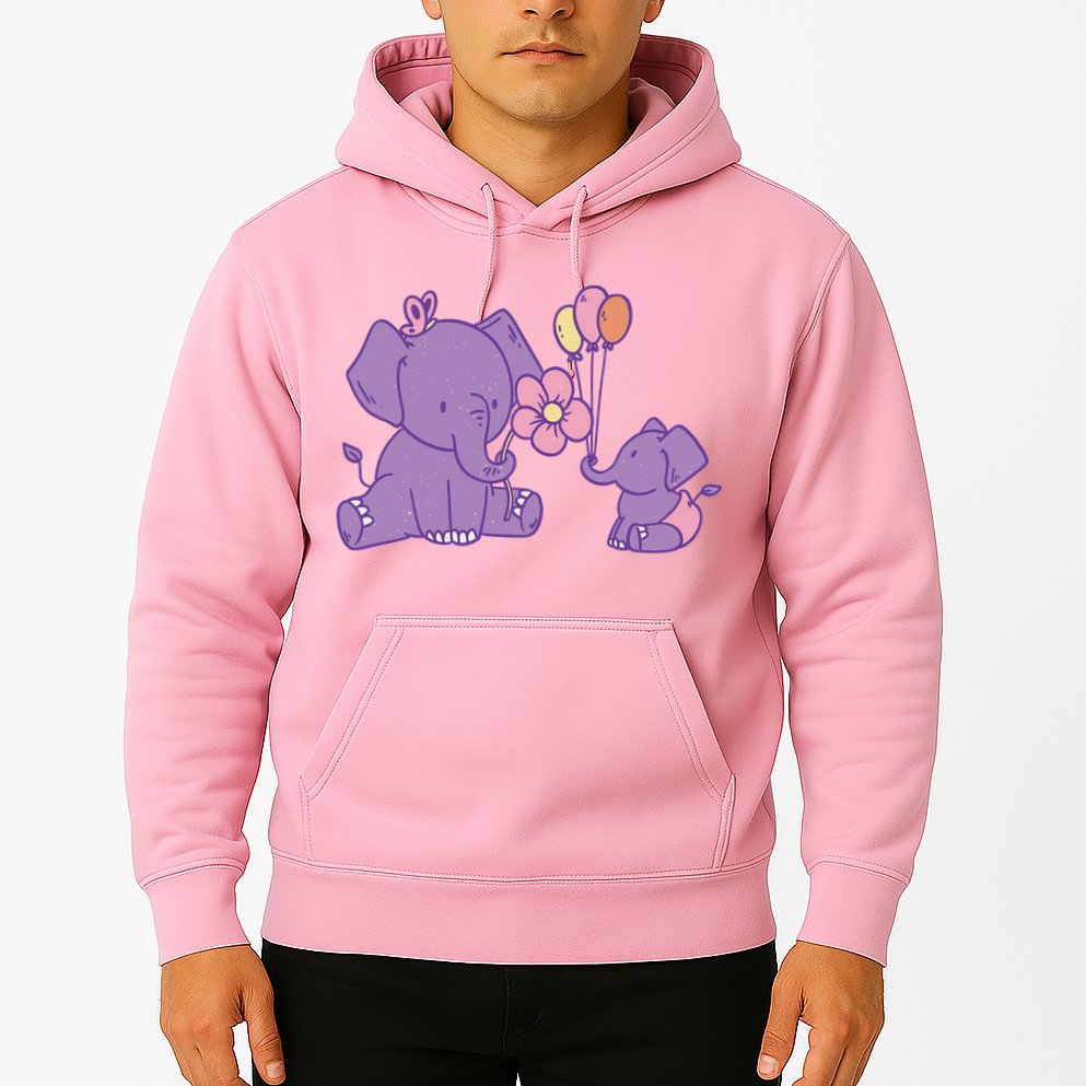 Cute Elephants Hoodie