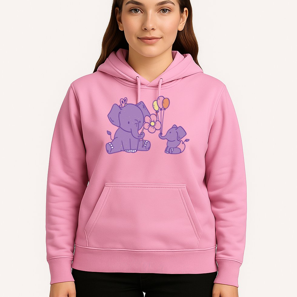 Cute Elephants Hoodie