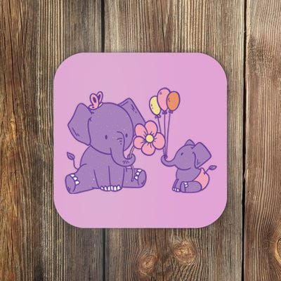 Cute Elephants Coaster