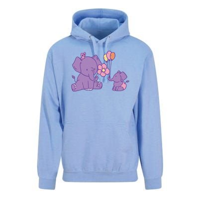 Cute Elephants Unisex Surf Hoodie