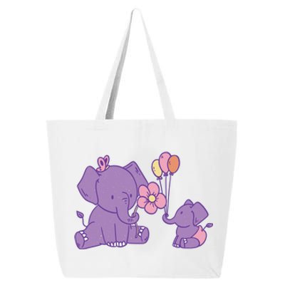 Cute Elephants 25L Jumbo Tote