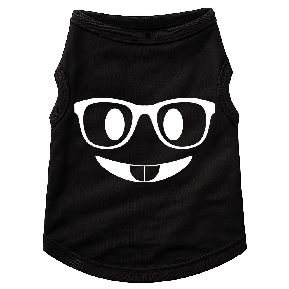 Cute Emoji Nerd Face Doggie Tank