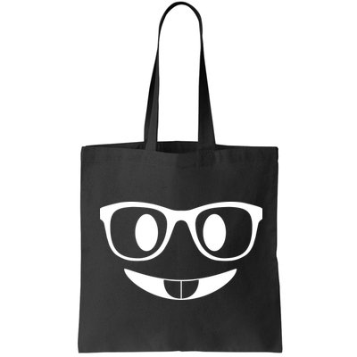 Cute Emoji Nerd Face Bag