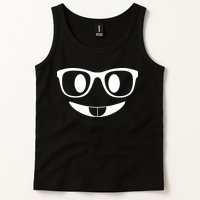 Cute Emoji Nerd Face Tank Top
