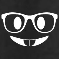 Cute Emoji Nerd Face Golf Towel
