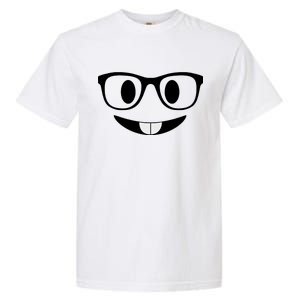 Cute Emoji Nerd Face Garment-Dyed Heavyweight T-Shirt