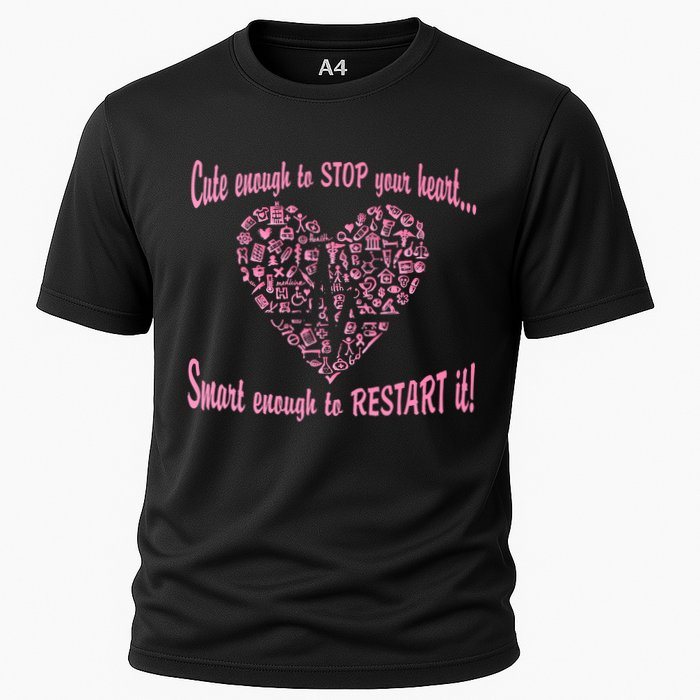 Cute Enough To Stop The Heart Cooling Performance Crew T-Shirt