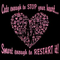 Cute Enough To Stop The Heart Cooling Performance Crew T-Shirt
