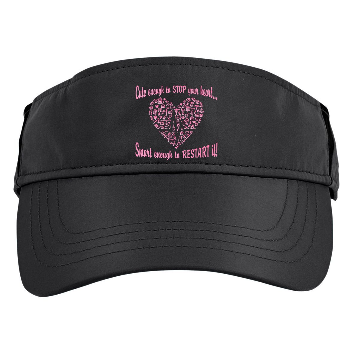 Cute Enough To Stop The Heart Adult Drive Performance Visor