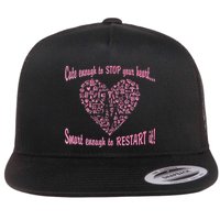 Cute Enough To Stop The Heart Flatbill Hat