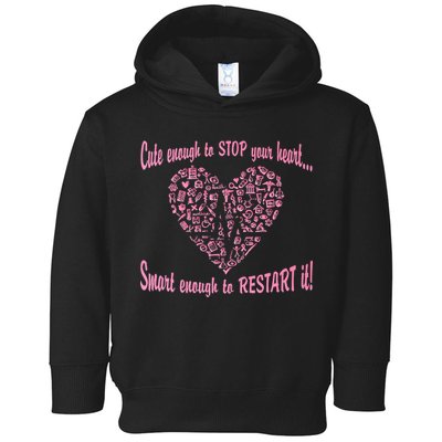Cute Enough To Stop The Heart Toddler Hoodie
