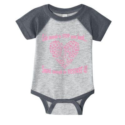 Cute Enough To Stop The Heart Infant Baby Jersey Bodysuit