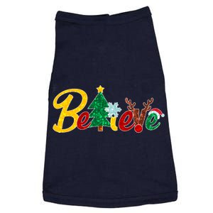 Cute Festive Christmas Believe  Doggie Tank