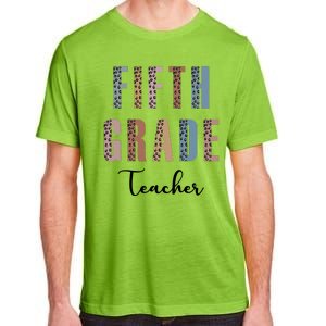 Cute Fifth Grade Teacher Adult ChromaSoft Performance T-Shirt