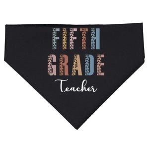 Cute Fifth Grade Teacher USA-Made Doggie Bandana