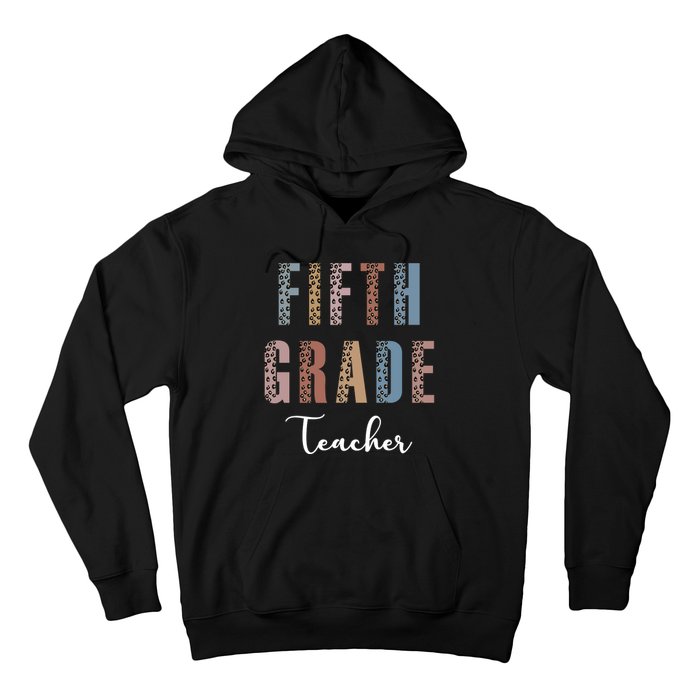 Cute Fifth Grade Teacher Hoodie