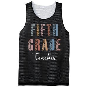 Cute Fifth Grade Teacher Mesh Reversible Basketball Jersey Tank