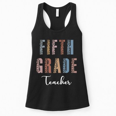Cute Fifth Grade Teacher Womens Tank Top