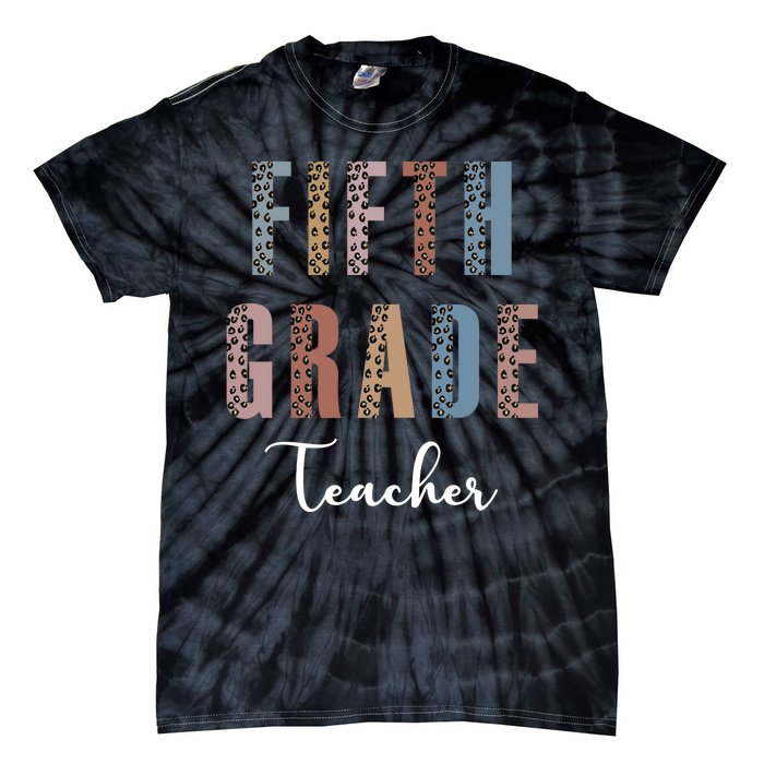 Cute Fifth Grade Teacher Tie-Dye T-Shirt