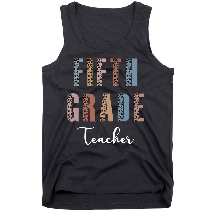 Cute Fifth Grade Teacher Tank Top