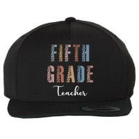 Cute Fifth Grade Teacher Wool Snapback Cap