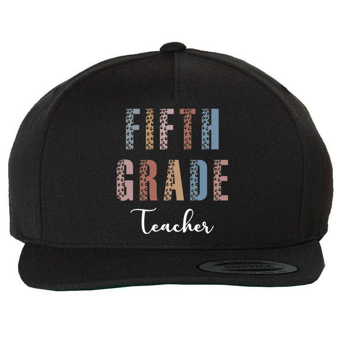 Cute Fifth Grade Teacher Wool Snapback Cap