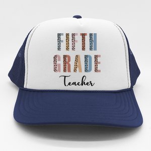 Cute Fifth Grade Teacher Trucker Hat