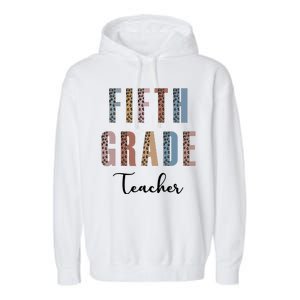 Cute Fifth Grade Teacher Garment-Dyed Fleece Hoodie