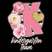 Cute Floral Glam Kindergarten Team Tall T-Shirt