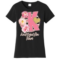 Cute Floral Glam Kindergarten Team Women's T-Shirt