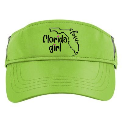 Cute Florida Girl Love Adult Drive Performance Visor